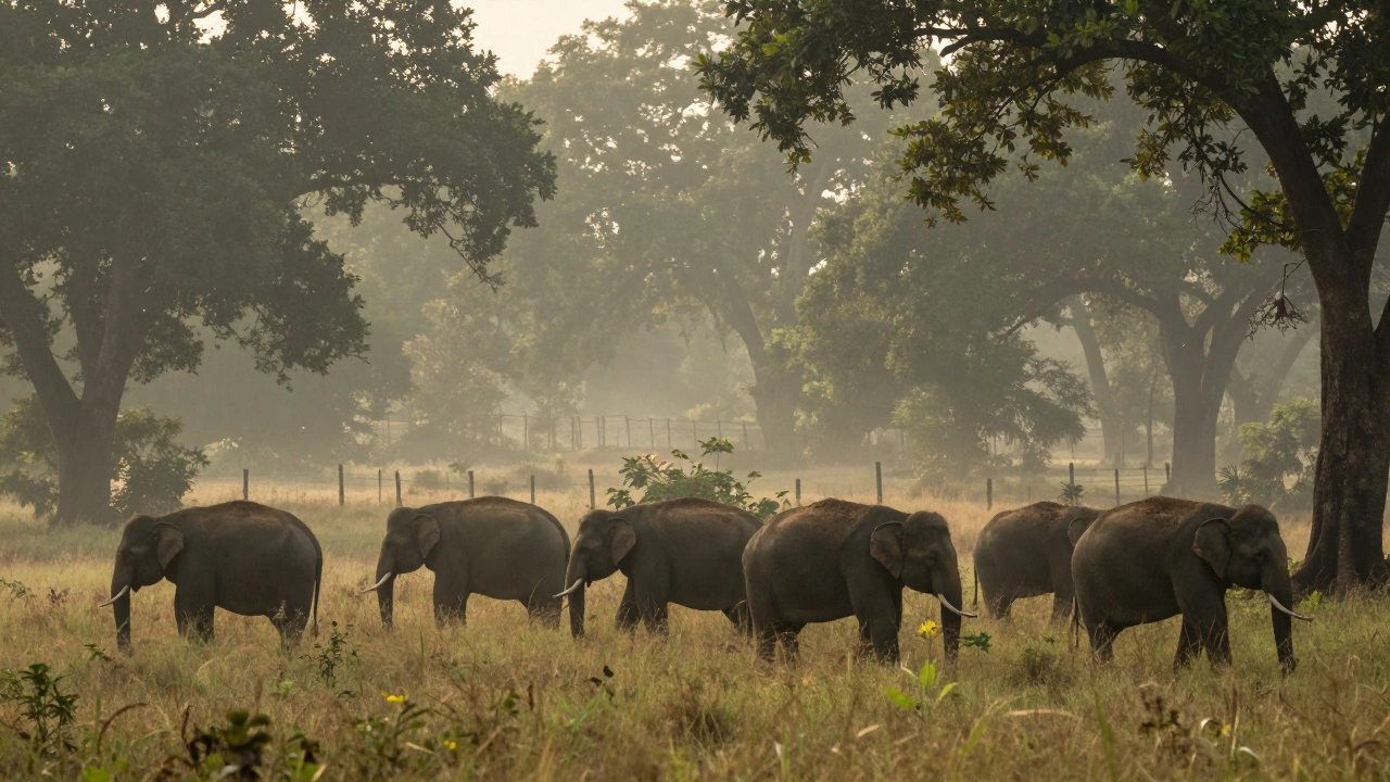 Are animals likely to be safe or threatened in a wildlife sanctuary?